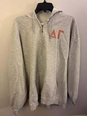 University Tees Delta Gamma Full Zip Up Jacket